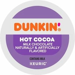 Promo ⌛ K-Cups Dunkin' Donuts Milk Chocolate Hot Cocoa, Keurig® K-Cup® Pods, 22/Box (611227377215) ✔️ -Coffee Sales Store unnamed file 1064
