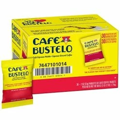 Cheapest ⌛ Cafe Bustelo Ground Coffee Fraction Packs, Espresso Roast, 2 Oz., 30/Carton (01014) 🔥