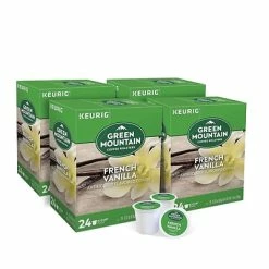 Coupon ⌛ K-Cups Green Mountain French Vanilla Coffee, Keurig® K-Cup® Pods, Light Roast, 96/Carton (6732) 😀