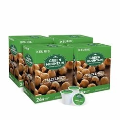 Best Sale 😉 K-Cups Green Mountain Hazelnut Coffee, Keurig® K-Cup® Pods, Light Roast, 96/Carton (6792) 🔔