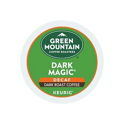 Flash Sale 👍 K-Cups Green Mountain Dark Magic Decaf Coffee, Keurig® K-Cup® Pods, Dark Roast, 96/Carton (504067) 😍 1 Flash Sale 👍 K-Cups Green Mountain Dark Magic Decaf Coffee, Keurig® K-Cup® Pods, Dark Roast, 96/Carton (504067) 😍