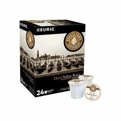 New 👏 K-Cups Barista Prima Italian Roast Decaf Coffee, Keurig® K-Cup® Pods, Dark Roast, 24/Box (6624) 🔥