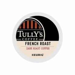 Wholesale 😀 K-Cups Tully's French Roast Decaf Coffee, Keurig® K-Cup® Pods, Dark Roast, 24/Box (192419) 😍