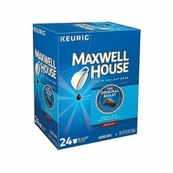Cheapest 🛒 K-Cups Maxwell House Original Roast Coffee, Keurig K-Cup Pods, Medium Roast, 24/Box (5469) 👏
