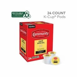 Buy ✨ K-Cups Community Coffee Cafe Special Coffee Keurig K-Cup Pod, Medium Dark Roast, 24/Box (5000374325) 😍 -Coffee Sales Store unnamed file 1189