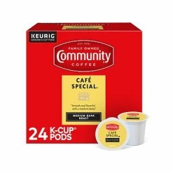 Buy ✨ K-Cups Community Coffee Cafe Special Coffee Keurig K-Cup Pod, Medium Dark Roast, 24/Box (5000374325) 😍 -Coffee Sales Store unnamed file 1191