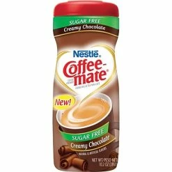 Outlet 😀 Coffee Mate Creamers Nestle® Coffee-mate® Coffee Creamer, Sugar-Free Creamy Chocolate, 10.2 Oz Powder Creamer, 1 Canister ⭐