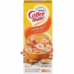 Outlet 😍 Creamers Coffee Mate Hazelnut Liquid Creamer, 0.38 Oz., 50/Box (35180) 🌟