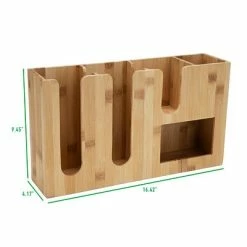 Budget 👏 Coffee Organizers & Dispensers Mind Reader 5 Compartment Bamboo Coffee Organizer, Brown (CAVEBM-BRN) ⌛ -Coffee Sales Store unnamed file 1309