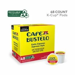 Coupon 🔥 K-Cups Cafe Bustelo Espresso Style Coffee, Keurig K-Cup Pod, Dark Roast, 48/Box (5000346117) ⭐ -Coffee Sales Store unnamed file 1312