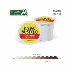 Coupon 🔥 K-Cups Cafe Bustelo Espresso Style Coffee, Keurig K-Cup Pod, Dark Roast, 48/Box (5000346117) ⭐ -Coffee Sales Store unnamed file 1315