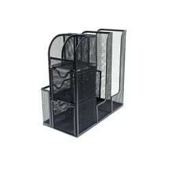 Discount 🧨 Organizers & Dispensers Mind Reader Metal Mesh Coffee Condiment Organizer, Black (MESHCAD-BLK) ✔️ -Coffee Sales Store unnamed file 1325