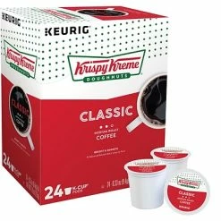 Best deal 💯 K-Cups Krispy Kreme Classic Coffee, Keurig K-Cup Pods, Medium Roast, 24/Box (06110) 🧨