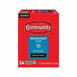 Flash Sale ✨ K-Cups Community Coffee Breakfast Blend Keurig K-Cup Pod, Medium Roast, 24/Box (5000374324) 👍 -Coffee Sales Store unnamed file 1347