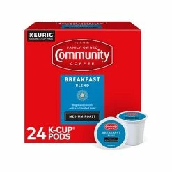 Flash Sale ✨ K-Cups Community Coffee Breakfast Blend Keurig K-Cup Pod, Medium Roast, 24/Box (5000374324) 👍 -Coffee Sales Store unnamed file 1351