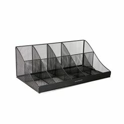 Best Pirce 😉 Organizers & Dispensers Mind Reader 'Pioneer' 11 Compartment Breakroom Coffee Condiment Organizer, Black Mesh (COMORGMESH-BLK) 🛒 -Coffee Sales Store unnamed file 1381