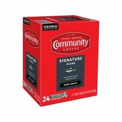 Cheapest ⌛ K-Cups Community Coffee Signature Blend Keurig K-Cup Pod, Dark Roast, 24/Box (5000374328) 😉