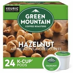 Outlet 👏 K-Cups Green Mountain Hazelnut Coffee, Keurig® K-Cup® Pods, Light Roast, 24/Box (6792) 🌟