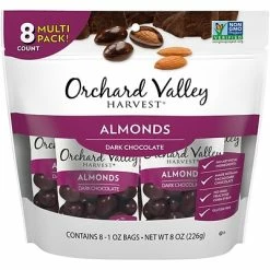 Best Sale ✨ Dried Fruit, Nuts & Trail Mix Orchard Valley Harvest Almonds, Dark Chocolate Covered Almonds, 8 Oz. (JOH13653) 🛒