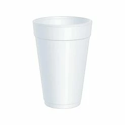 Promo 🥰 Foam Cups Dart J Cup Hot/Cold Cups, 16 Oz., White, 1000/Carton (16J16) 🤩