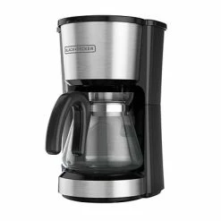 Promo 💯 Black & Decker Coffee Makers Machines Brewers Black & Decker 5 Cups Automatic Coffee Maker, Stainless Steel (CM0755S) 🤩