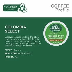 Outlet ⌛ K-Cups Green Mountain Colombia Select Coffee, Keurig K-Cup Pods, Medium Roast, 24/Box (6003) 😀 -Coffee Sales Store unnamed file 159