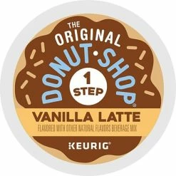 Outlet 👏 K-Cups The Original Donut Shop One Step Vanilla Latte, Keurig® K-Cup® Pods, 20/Box (381779) ⌛ -Coffee Sales Store unnamed file 1597