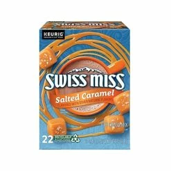 Buy 👏 K-Cups Swiss Miss Salted Caramel Hot Cocoa, Keurig K-Cup Pod, 22/Box (5000369264) 🔥