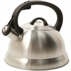 Coupon 🌟 Carafes, Kettles & Decanters Mr. Coffee Flintshire 1.75-Quart Whistling Tea Kettle Stainless Steel (91407.02) 😍