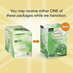 Top 10 😍 K-Cups Twinings Of London Pure Peppermint Herbal Tea, Keurig K-Cup Pods, 24/Box (TNA85813) 💯 -Coffee Sales Store unnamed file 1743