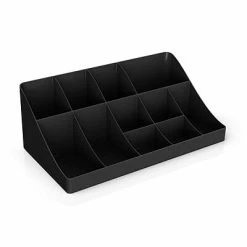 Best Sale 🎉 Organizers & Dispensers Mind Reader 11 Compartment Breakroom Condiment Organizer, Black (COMORG-BLK) 🤩 -Coffee Sales Store unnamed file 1760