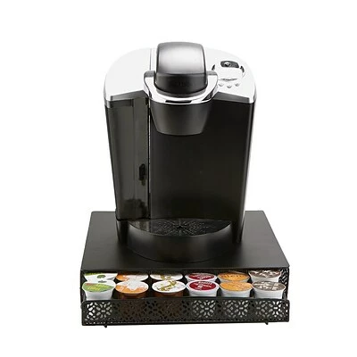 Promo ๐งจ Organizers & Dispensers Mind Reader K-Cup Single Serve Coffee Pod Storage Drawer With Flower Pattern Metal Mesh, 36 Pod Capacity, Black (MTRAY-BLK) ๐ 2 Promo ๐งจ Organizers & Dispensers Mind Reader K-Cup Single Serve Coffee Pod Storage Drawer With Flower Pattern Metal Mesh, 36 Pod Capacity, Black (MTRAY-BLK) ๐ - Image 2