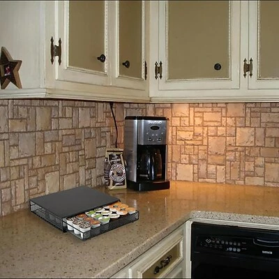 Promo ๐งจ Organizers & Dispensers Mind Reader K-Cup Single Serve Coffee Pod Storage Drawer With Flower Pattern Metal Mesh, 36 Pod Capacity, Black (MTRAY-BLK) ๐ 3 Promo ๐งจ Organizers & Dispensers Mind Reader K-Cup Single Serve Coffee Pod Storage Drawer With Flower Pattern Metal Mesh, 36 Pod Capacity, Black (MTRAY-BLK) ๐ - Image 3