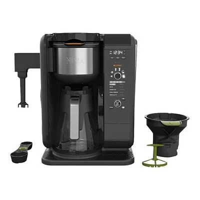 Brand new 💯 Coffee Makers & Espresso Machines Ninja Hot And Cold Brewed System 10-Cups Automatic Drip Coffee Maker, Black (CP301) 🔥 1 Brand new 💯 Coffee Makers & Espresso Machines Ninja Hot And Cold Brewed System 10-Cups Automatic Drip Coffee Maker, Black (CP301) 🔥