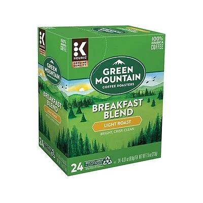 Outlet 🧨 K-Cups Green Mountain Breakfast Blend Coffee, Keurig® K-Cup® Pods, Light Roast, 24/Box (6520) ⌛ 3 Outlet 🧨 K-Cups Green Mountain Breakfast Blend Coffee, Keurig® K-Cup® Pods, Light Roast, 24/Box (6520) ⌛ - Image 3