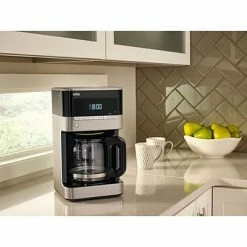 Best Sale 🌟 Coffee Makers Machines Brewers BRAUN BrewSense 12 Cups Automatic Drip Coffee Maker, Stainless/Black (KF7150BK) 😀 -Coffee Sales Store unnamed file 1801