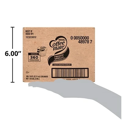 Buy ๐ Creamers Nestle French Vanilla Liquid Creamer, 0.38 Oz., 360/Carton (NES48978) ๐ 3 Buy ๐ Creamers Nestle French Vanilla Liquid Creamer, 0.38 Oz., 360/Carton (NES48978) ๐ - Image 3