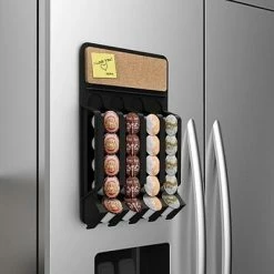 Brand new ⌛ Organizers & Dispensers Mind Reader Mounty Coffee Pod Fridge/Wall Dispenser For 20 Keurig® K-Cup®, Black (WMNT-BLK) ⭐ -Coffee Sales Store unnamed file 1834