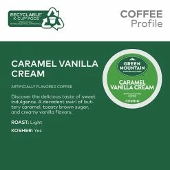 Discount 😀 K-Cups Green Mountain Caramel Vanilla Cream Coffee, Keurig® K-Cup® Pods, Light Roast, 48/Box (350072) 🛒 -Coffee Sales Store unnamed file 1854