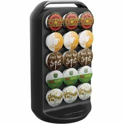 Buy ❤️ Organizers & Dispensers Mind Reader Apollo Spinning Coffee Pod Carousel For 30 K-Cup, Black (CRS02-BLK) 👏