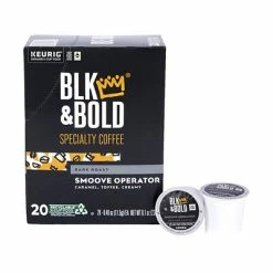Top 10 ✨ BLK & Bold Single Serve & Keurig® K-Cup® Pods BLK & Bold Smoove Operator Specialty Coffee, Keurig K-Cup Pod, Dark Roast, 20/Box (004-20-0003) 🎁
