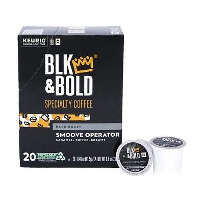 Top 10 ✨ BLK & Bold Single Serve & Keurig® K-Cup® Pods BLK & Bold Smoove Operator Specialty Coffee, Keurig K-Cup Pod, Dark Roast, 20/Box (004-20-0003) 🎁 1 Top 10 ✨ BLK & Bold Single Serve & Keurig® K-Cup® Pods BLK & Bold Smoove Operator Specialty Coffee, Keurig K-Cup Pod, Dark Roast, 20/Box (004-20-0003) 🎁