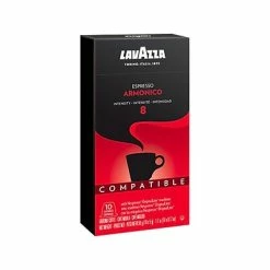 Flash Sale 🥰 Single Serve Cups & Pods Lavazza Espresso Armonico Coffee, Nespresso Original Capsule, Dark Roast, 10/Box (1953000976) ❤️