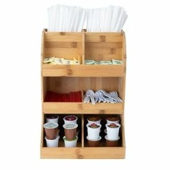 Deals 😉 Coffee Organizers & Dispensers Mind Reader 8 Compartment Bamboo Coffee Organizer, Brown (TOWERBM-BRN) 👍