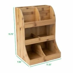 Deals 😉 Coffee Organizers & Dispensers Mind Reader 8 Compartment Bamboo Coffee Organizer, Brown (TOWERBM-BRN) 👍 -Coffee Sales Store unnamed file 1904