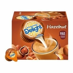 Flash Sale ⭐ Creamers International Delight Hazelnut Liquid Creamer, 0.44 Oz., 192/Carton (WWI101522) 👍