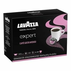 Best Sale 🤩 Single Serve Cups & Pods Lavazza Expert Caffe Gusto Intenso Wood Coffee, Capsule, Dark Roast, 36/Box (1953001393) 🎉