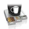 Coupon 🤩 Organizers & Dispensers Mind Reader 'Anchor' Coffee Pod Triple Drawer, 36 Capacity, Silver (TRAY6-SIL) 🎉