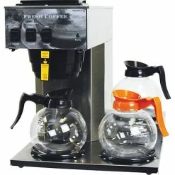 Best Sale 🥰 Coffee Makers Machines Brewers Newco AK3 8-Cups Pourover Coffee Maker, Metallic (NEWAK3) 🧨