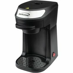 Flash Sale 🔥 Coffee Makers & Espresso Machines Brentwood Appliances Single Serve 12 Oz Coffee Maker With Mug, Black (Ts-111bk) 🥰